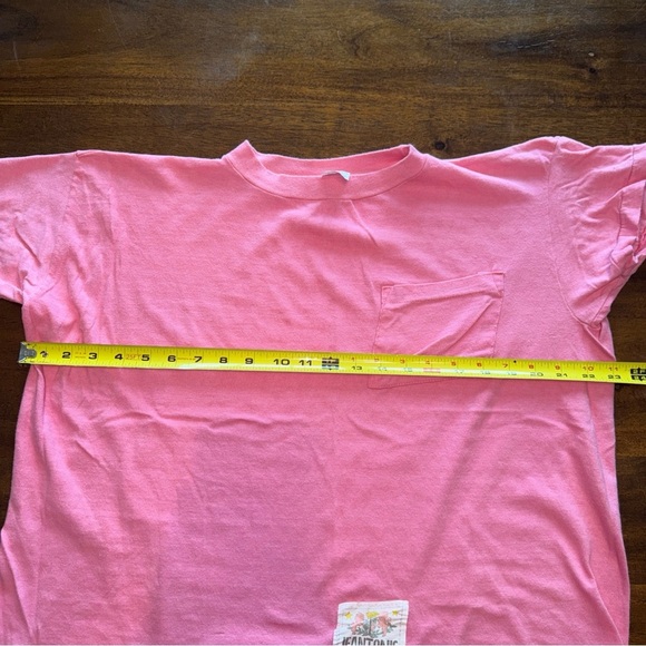 Vintage Jeantonic womens short sleeve pocket tee t shirt single stitch cotton M - Picture 9 of 10